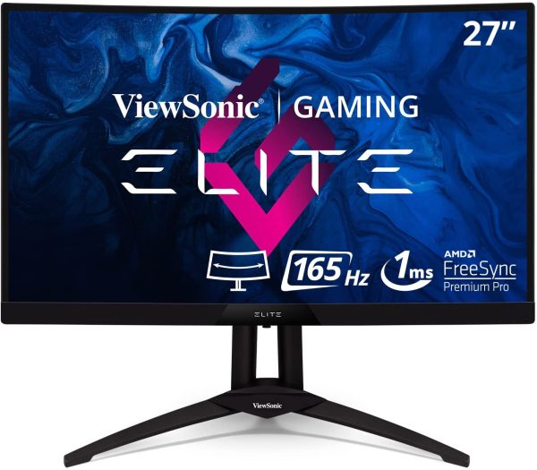 ViewSonic 27  165Hz QHD Curved Gaming Monitor - C Grade Refurbished Sale