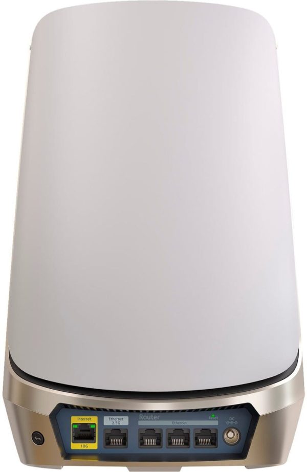 Netgear RBKE963 Orbi 960 Series AXE11000 Quad-Band Mesh Wi-Fi 6E System 3-pack White - Certified Refurbished Online