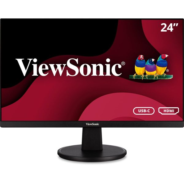 ViewSonic 24  Full HD 1080p USB C Monitor - Certified Refurbished on Sale