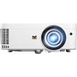 ViewSonic 3000 Lumens WXGA Short Throw LED Projector - Certified Refurbished For Cheap