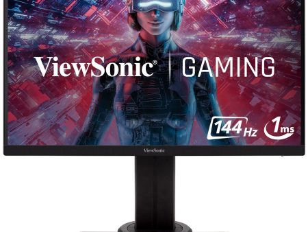 ViewSonic 1440p 1ms 144Hz Free Sync, HDMI and DP for Esports IPS Gaming Monitor - Certified Refurbished For Discount