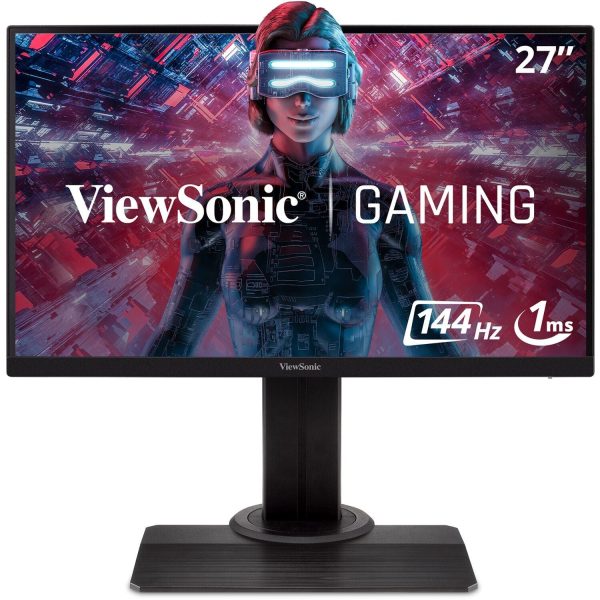 ViewSonic 1440p 1ms 144Hz Free Sync, HDMI and DP for Esports IPS Gaming Monitor - Certified Refurbished For Discount