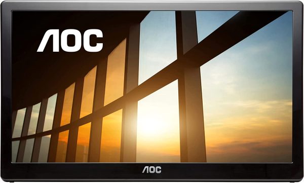 AOC 15.6  1920 x 1080 60Hz Ultra Portable Monitor - Certified Refurbished Fashion