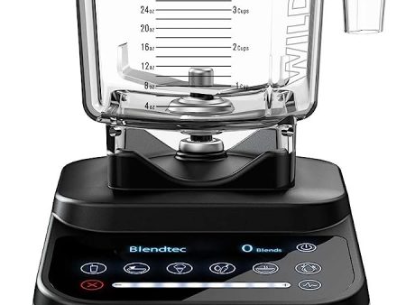 Blendtec Designer Series WildSide+ 90oz Jar Commercial-Grade Power Blender Black - Certified Refurbished Online Sale