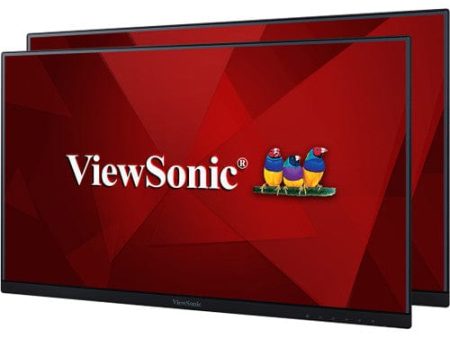 ViewSonic 24  Frameless 1080p IPS Dual Pack Head-Only Monitors - Certified Refurbished Cheap