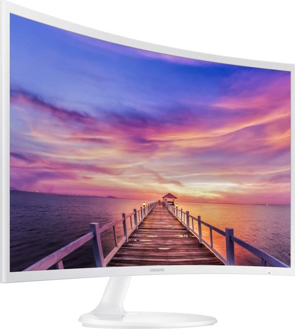 Samsung 27  CF391 Curved LED Monitor, White - Certified Refurbished Fashion