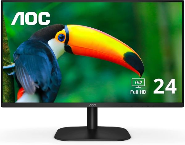 AOC 23.8  1920 x 1080 75Hz Thin Bezel Monitor - Certified Refurbished For Discount