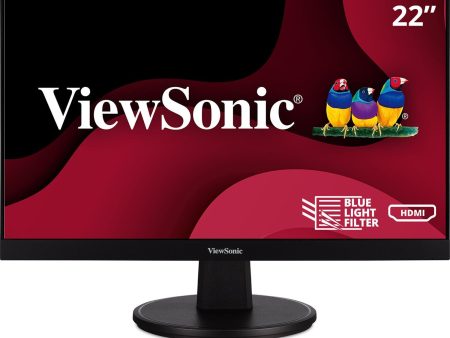 ViewSonic 22  1080p Thin Bezels, Eye Care, HDMI Monitor - Certified Refurbished Cheap