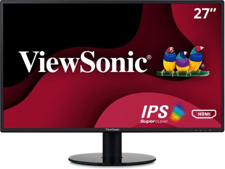 ViewSonic 27  IPS 1080p Frameless LED Monitor with HDMI and VGA Inputs for Home and Office - C Grade Refurbished For Sale