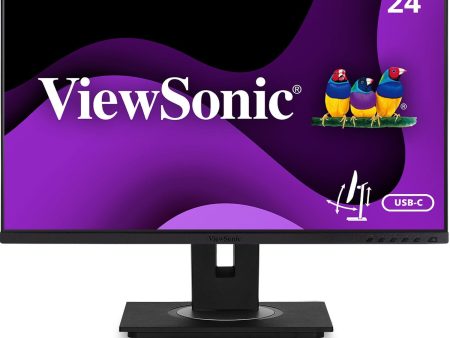 ViewSonic 24  Ergonomic 1080p USB IPS Docking Monitor Certified Refurbished Discount