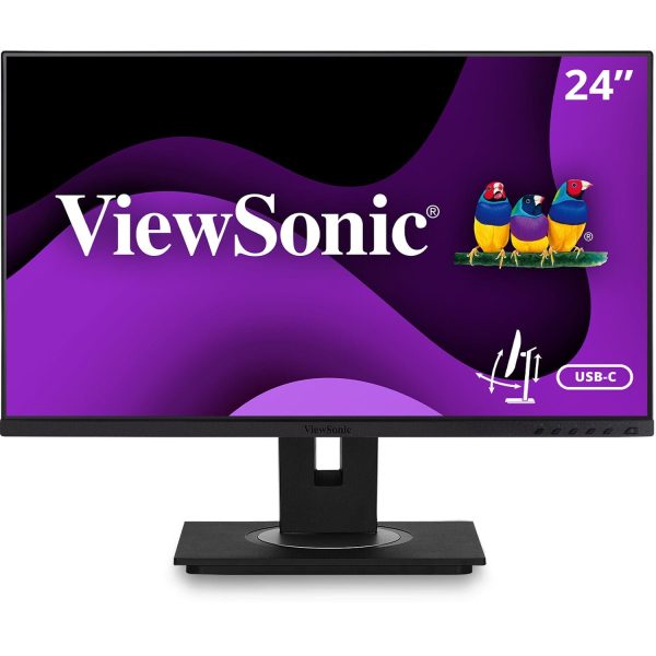 ViewSonic 24  Ergonomic 1080p USB IPS Docking Monitor Certified Refurbished Discount