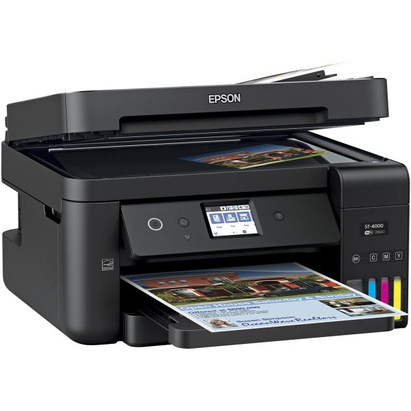 Epson C11CG19202 Workforce Eco-Tank Series ST-4000 Inkjet Multifunction Copier - Printer - Scanner - Certified Refurbished Online