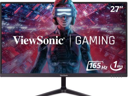 ViewSonic 27  Frameless Full HD 1080p 165Hz 1ms Gaming Monitor - Certified Refurbished For Sale