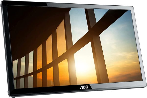 AOC 15.6  1920 x 1080 60Hz Ultra Portable Monitor - Certified Refurbished Fashion