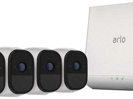 Arlo Pro 2 Security System 4 Cameras - Certified Refurbished For Discount