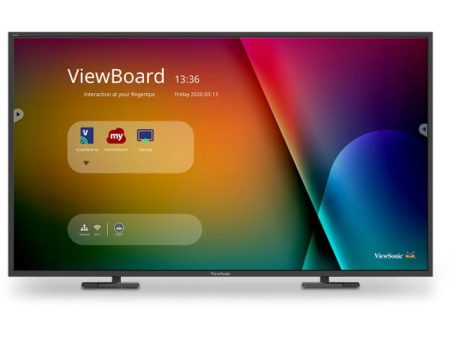 ViewSonic - 43  4K Touch Enabled ViewBoard Smart Display - Certified Refurbished Supply