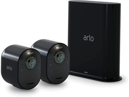 Arlo 4K Ultra 2 Camera Security Camera System Black - Certified Refurbished Cheap